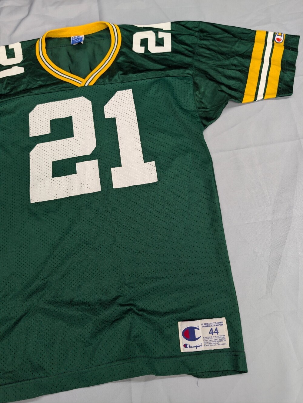 Vintage Green Bay Packers Newsome 21 Champion Jersey 44